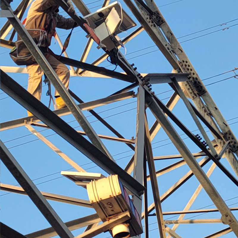 2025.12.30 輸電線路北斗桿塔傾斜在線監測裝置 設備安裝案例